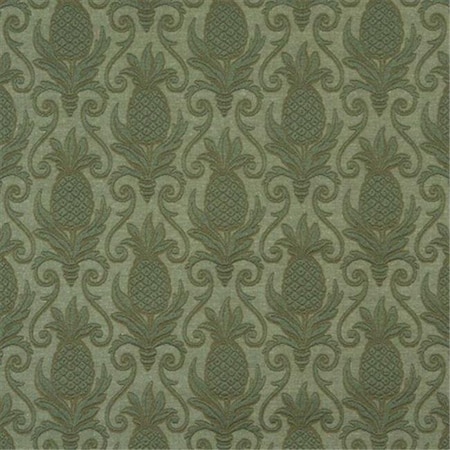 Designer Fabrics Designer Fabrics E525 54 in. Wide Green; Pineapple Jacquard Woven Upholstery Grade Fabric E525
